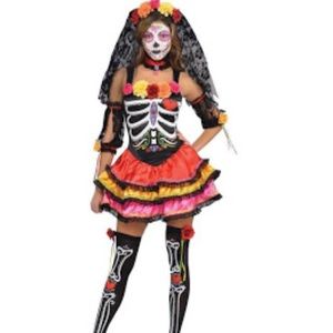 Adult Day of the Dead Señorita XL